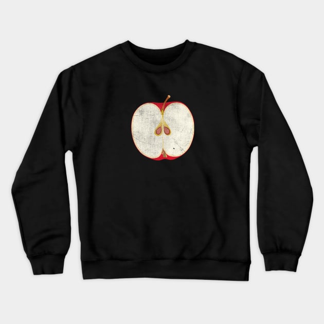 red apple Crewneck Sweatshirt by TheDesignDepot